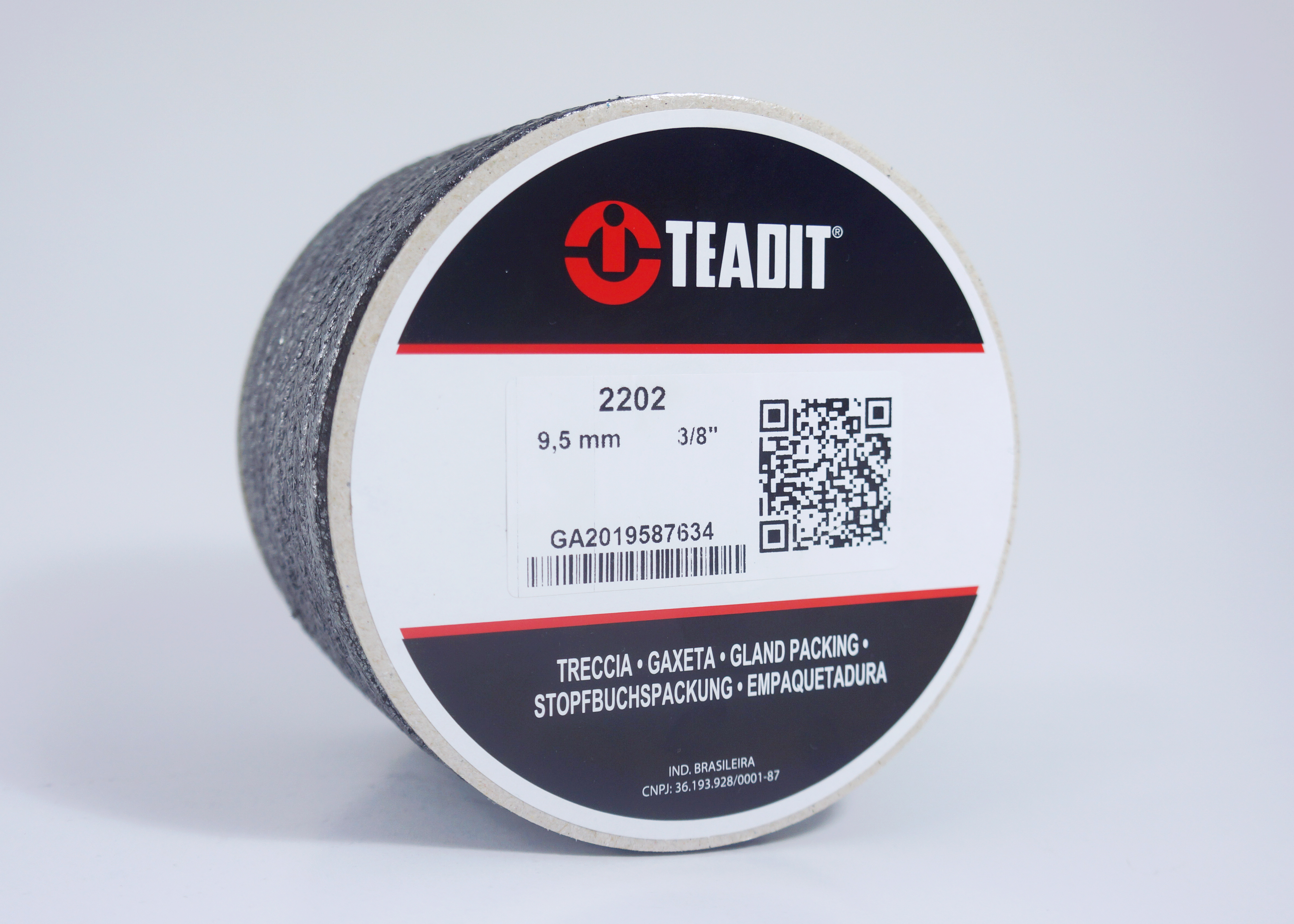 TEADIT® 2202 Gaxeta de Fios de Carbono e Grafite Flexível
