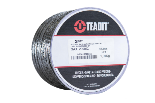 TEADIT® 2000IC Gaxeta de Grafite Flexível com Fios de Niquel Cromo
