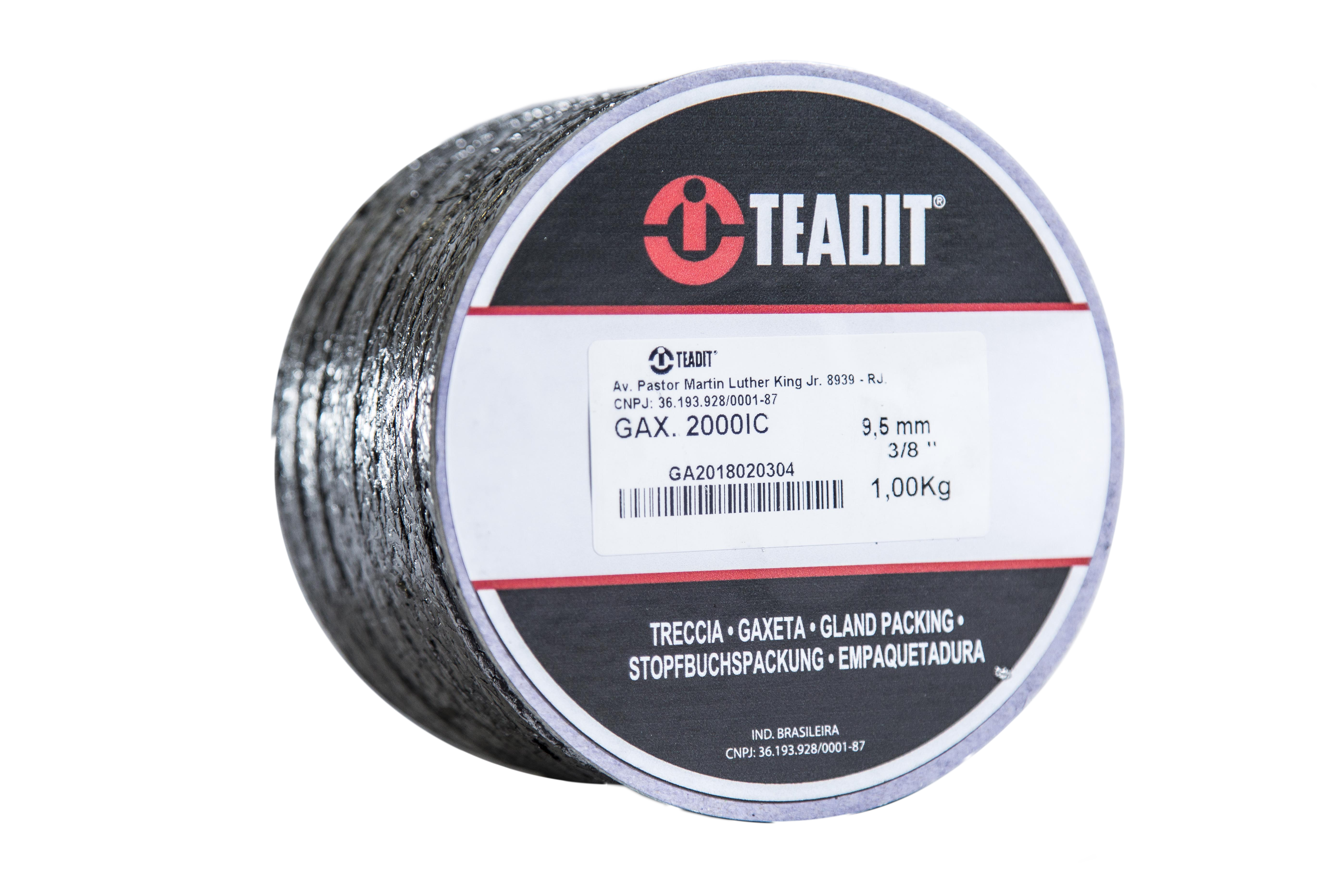 TEADIT® 2000IC Gaxeta de Grafite Flexível com Fios de Niquel Cromo