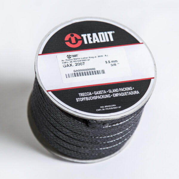 TEADIT® 2007G Gaxeta de PTFE Expandido com Grafite - Imagem 3