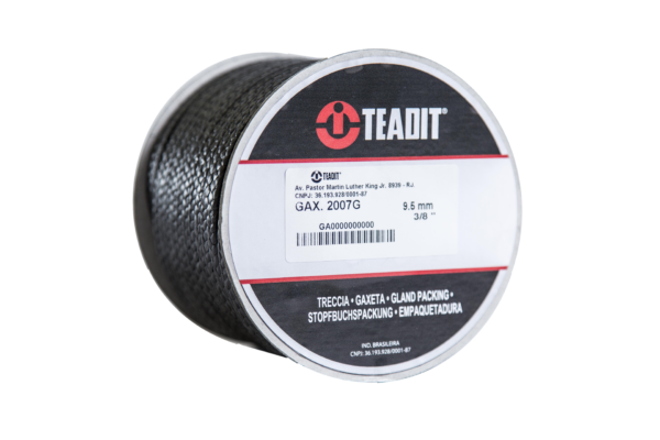 TEADIT® 2007G Gaxeta de PTFE Expandido com Grafite