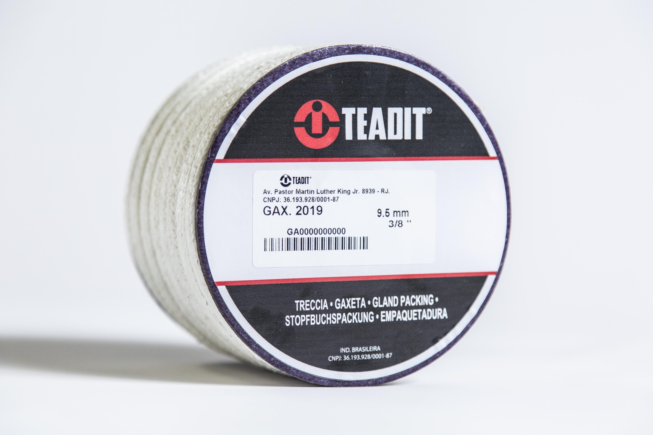 TEADIT® 2019 Gaxeta de Fibra Acrílica com PTFE