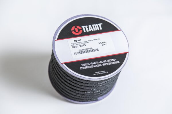 TEADIT® 2043 Gaxeta de Fios Aramida com PTFE e Grafite - Imagem 3