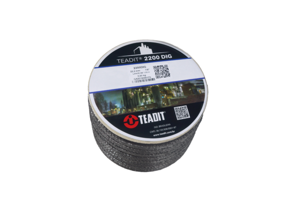 TEADIT® 2200 DIG Gaxeta de Fios de Carbono - Imagem 2
