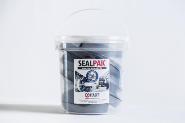 SEALPAK® 47 Gaxeta extrudada de puro PTFE, grafite e lubrificante especial