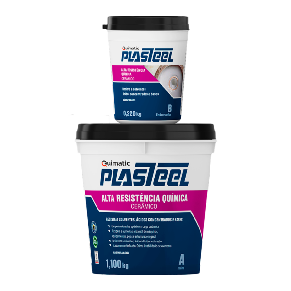 Plasteel Alta Resistência Química