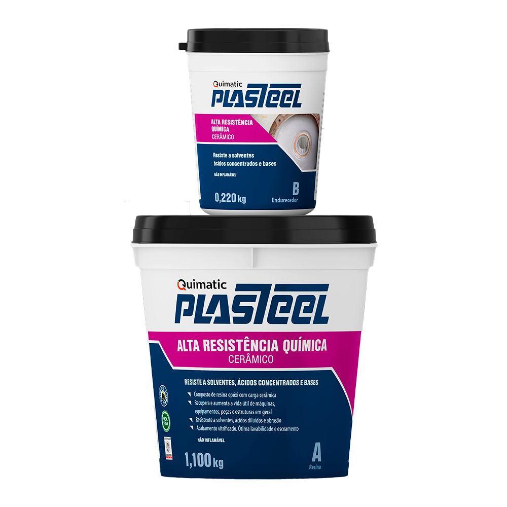 Plasteel Alta Resistência Química