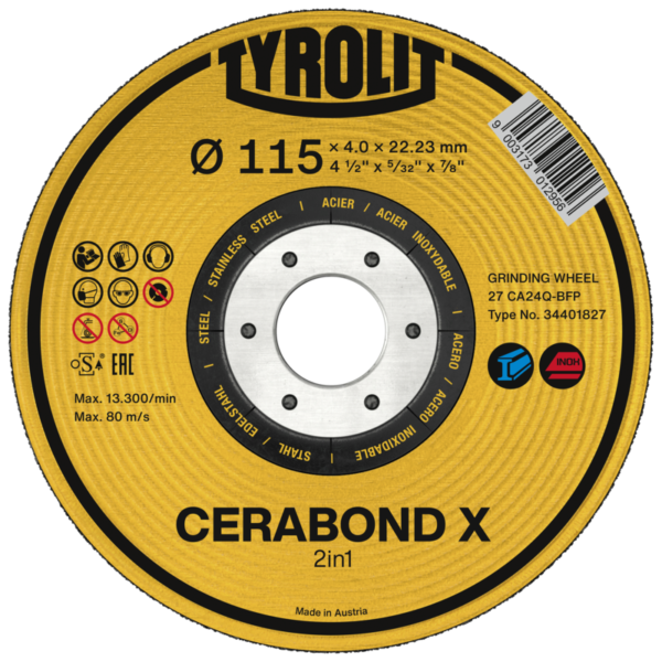 Discos de desbaste CERABOND X