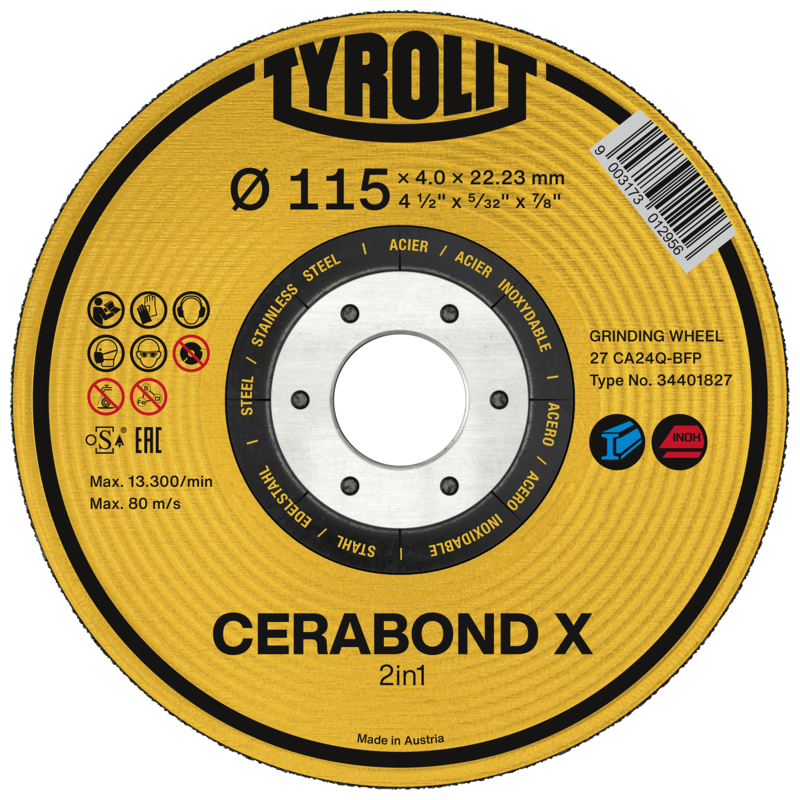 Discos de desbaste CERABOND X