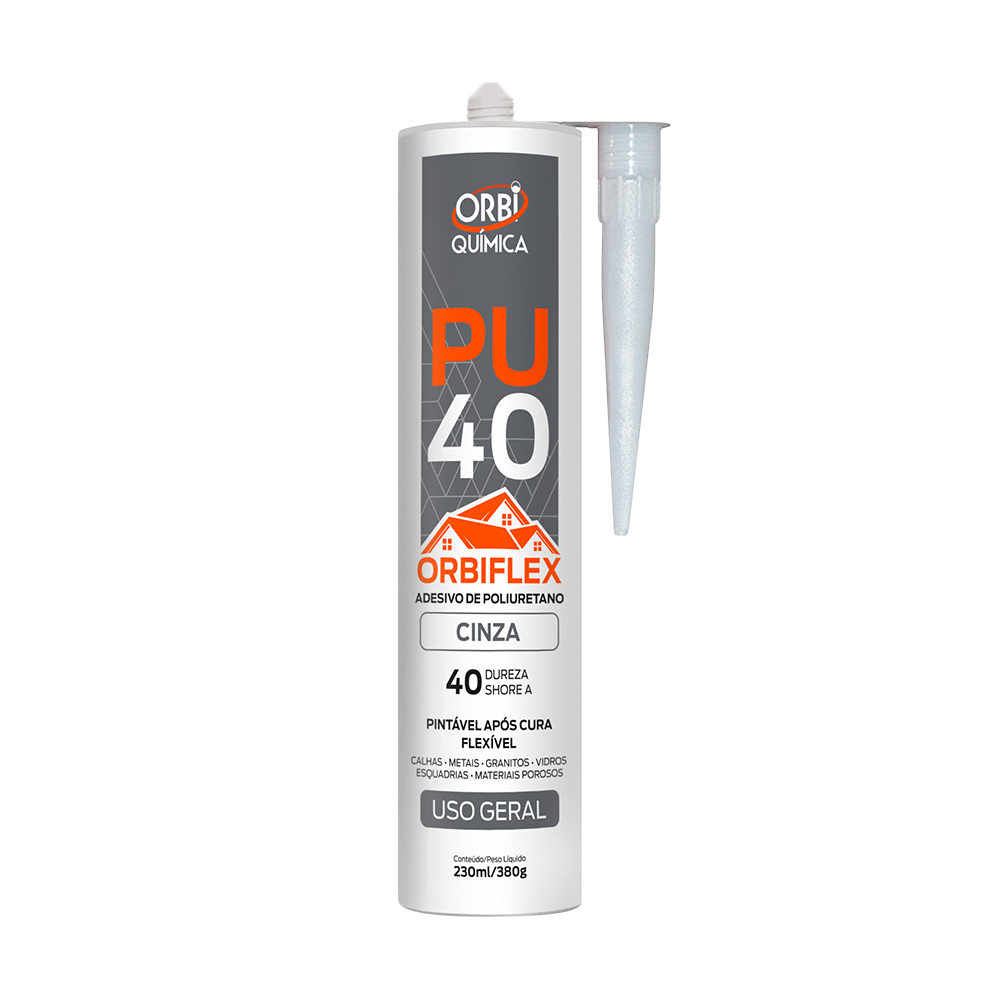 ORBIFLEX Pu40 Uso Geral – Cinza 230ml / 380gr